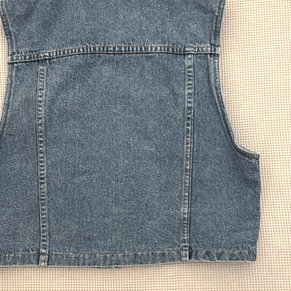 Vintage 90s Denim Vest - Picture 10 of 11